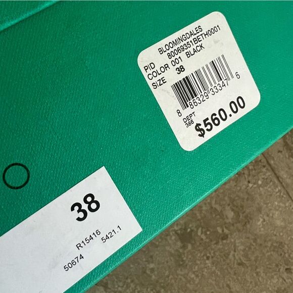 Ilio Smeraldo x Elizabeth Sulcer Combat Boots, Black, New, Size 38 - Picture 9 of 11